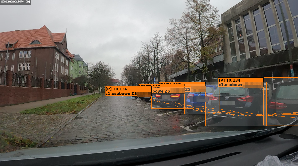 AITracker view - traffic measurement and table reading in one result