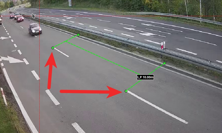 Sectional measurements of vehicle speeds